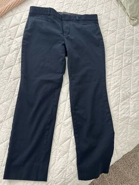 Women’s black Banana Republic Sloan curv  Dress Pants - skinny crop, stretch Fit